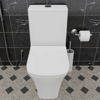 Унитаз CeramaLux 1215-1А с бачком и сиденьем Микролифт